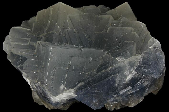 Blue, Cubic Fluorite Crystal Cluster - Pakistan #112094